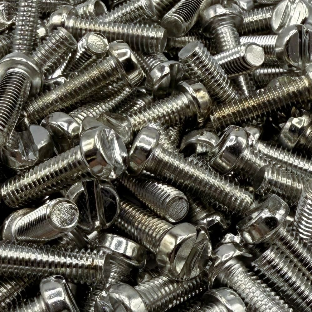 M6 x 12 Cheese Head Machine Screw Slotted Zinc