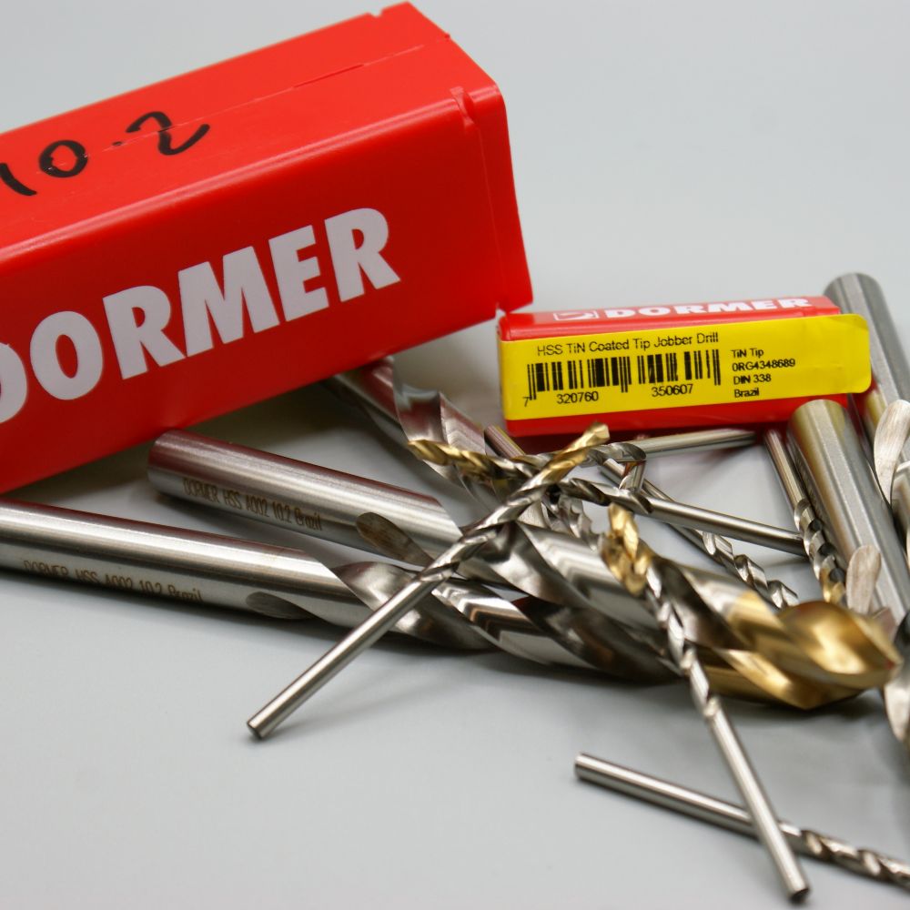 2.00 mm Dormer Jobber Drill HSS.TiN Coat Coating - Titanium nitride