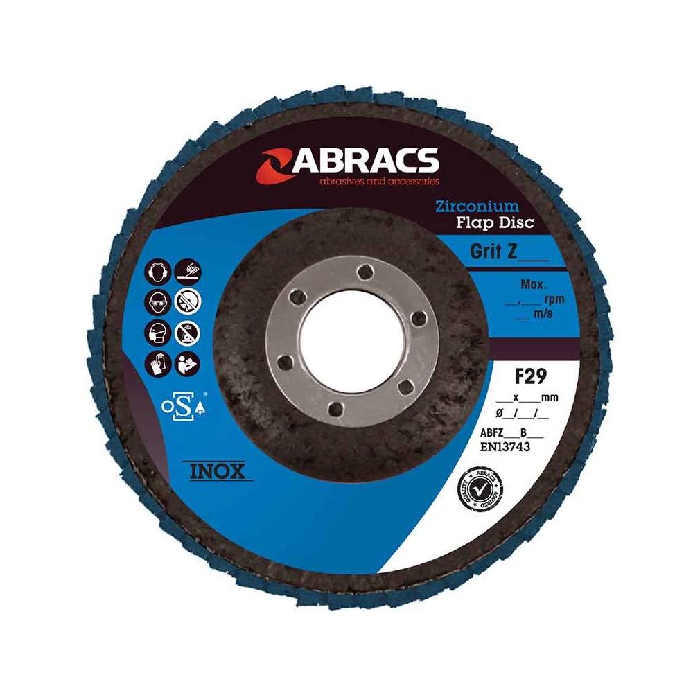 Abracs 115mm x 120g Zirconium Flap Disc